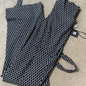 Tommy Hilfiger Navy & White cropped jumpsuit